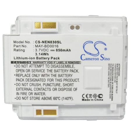 Replacement For NEC May-bd0016 Battery